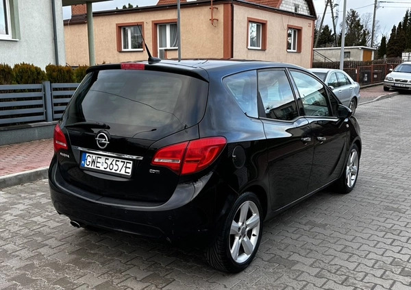 Opel Meriva cena 18400 przebieg: 309268, rok produkcji 2012 z Kuźnia Raciborska małe 121